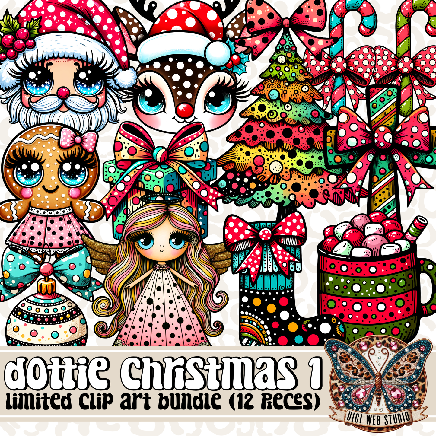 Design Elements - Limited Clip Art Bundle - Dottie Christmas 1