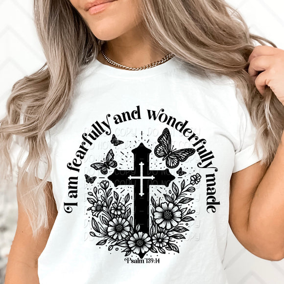 Semi Exclusive Single Color PNG - I Am Fearfully And Wonderfully Made 1