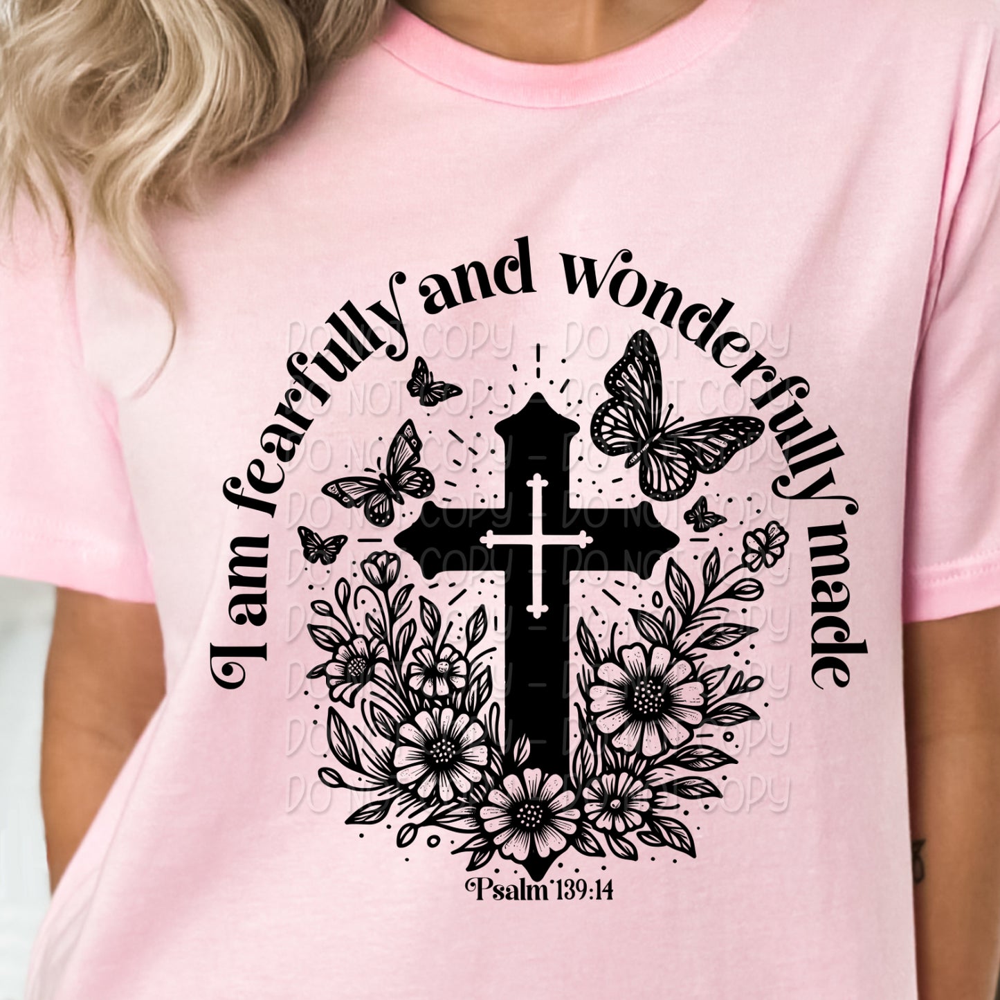 Semi Exclusive Single Color PNG - I Am Fearfully And Wonderfully Made 1