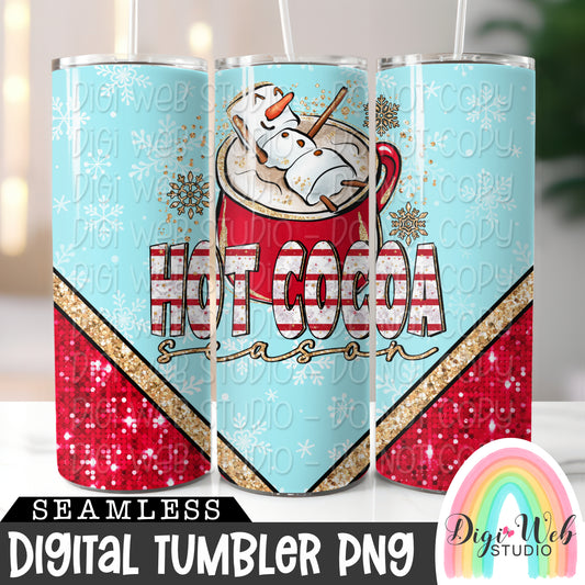 Hot Cocoa Season 1 - Digital Skinny Tumbler PNG