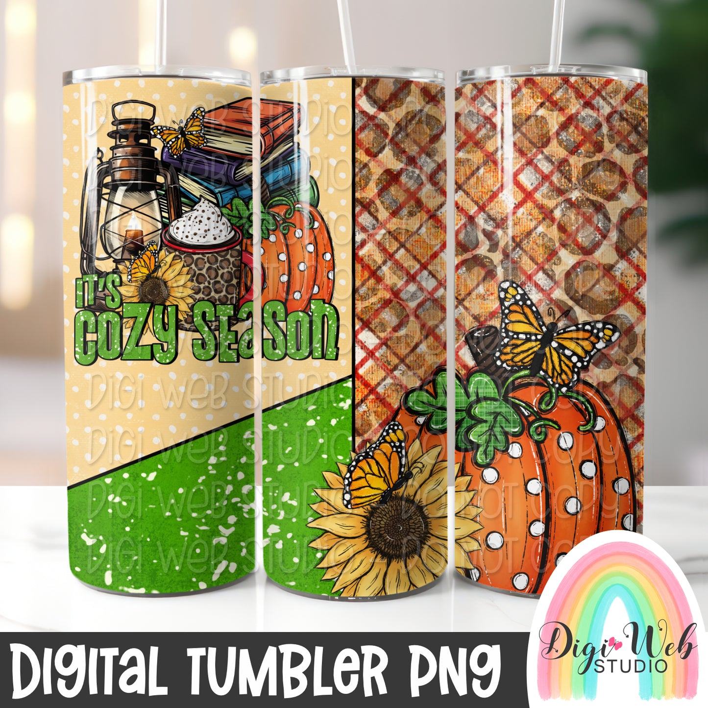 It's Cozy Season 1 - Digital Skinny Tumbler PNG