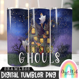 Let's Go Ghouls 1 - Digital Skinny Tumbler PNG