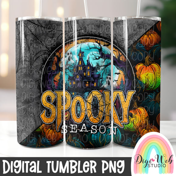 Spooky Season 1 - Digital Skinny Tumbler PNG