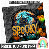 Spooky Season 1 - Digital Skinny Tumbler PNG