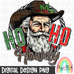 Ho Ho Howdy 1 - Digital Design PNG