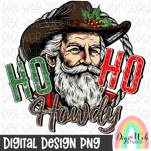 Ho Ho Howdy 1 - Digital Design PNG