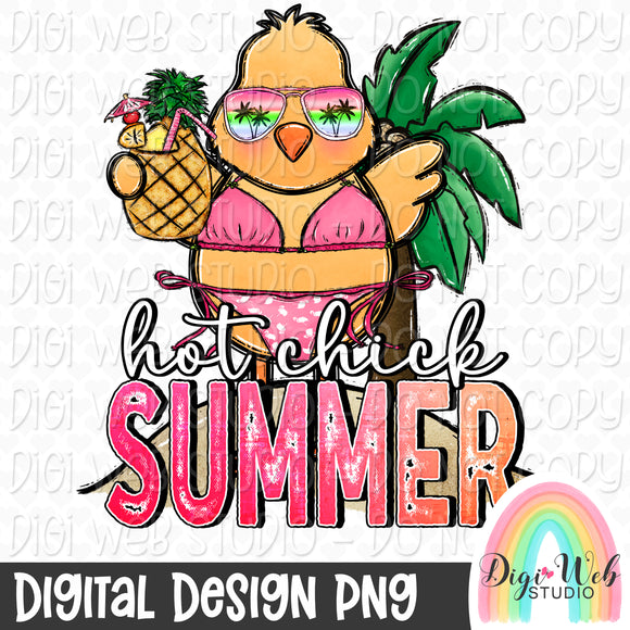 Hot Chick Summer 1 - Digital Design PNG
