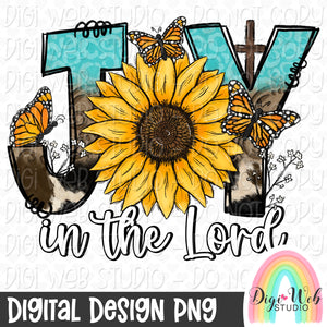 Joy In The Lord 2 - Digital Design PNG