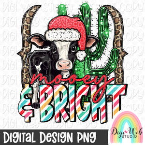 Mooey & Bright 1 - Digital Design PNG