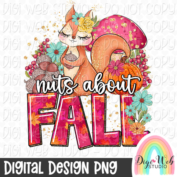 Nuts About Fall 1 - Digital Design PNG