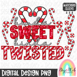 Semi Exclusive PNG - Sparkle Kinda Sweet Kinda Twisted w/ Matching Sleeve 1