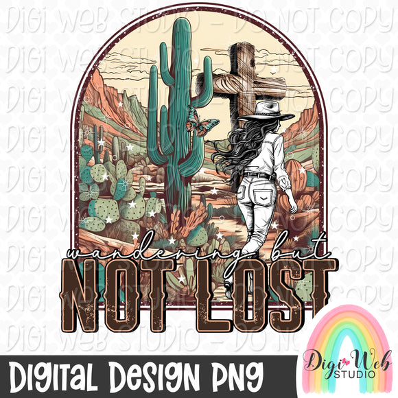 Wandering But Not Lost 1 - Digital Design PNG