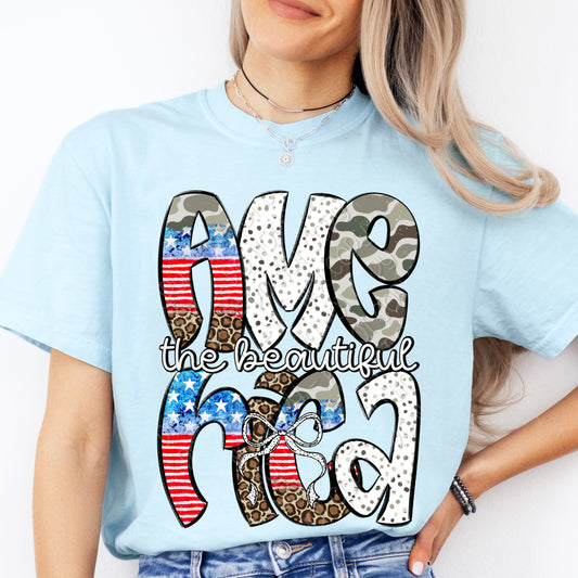 America The Beautiful 1 - 2026 Digital PNG Design