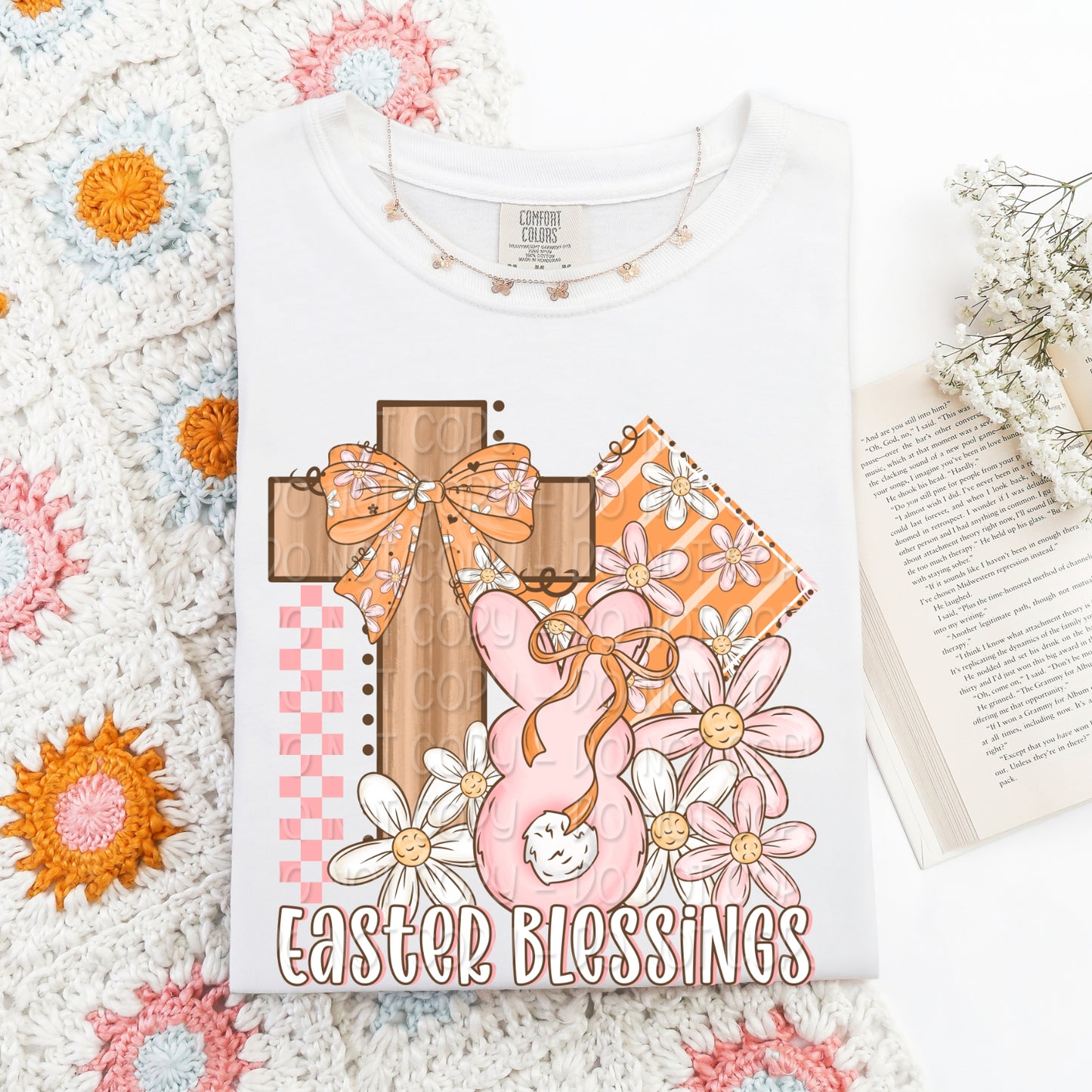 Easter Blessings 1 - Digital PNG Design
