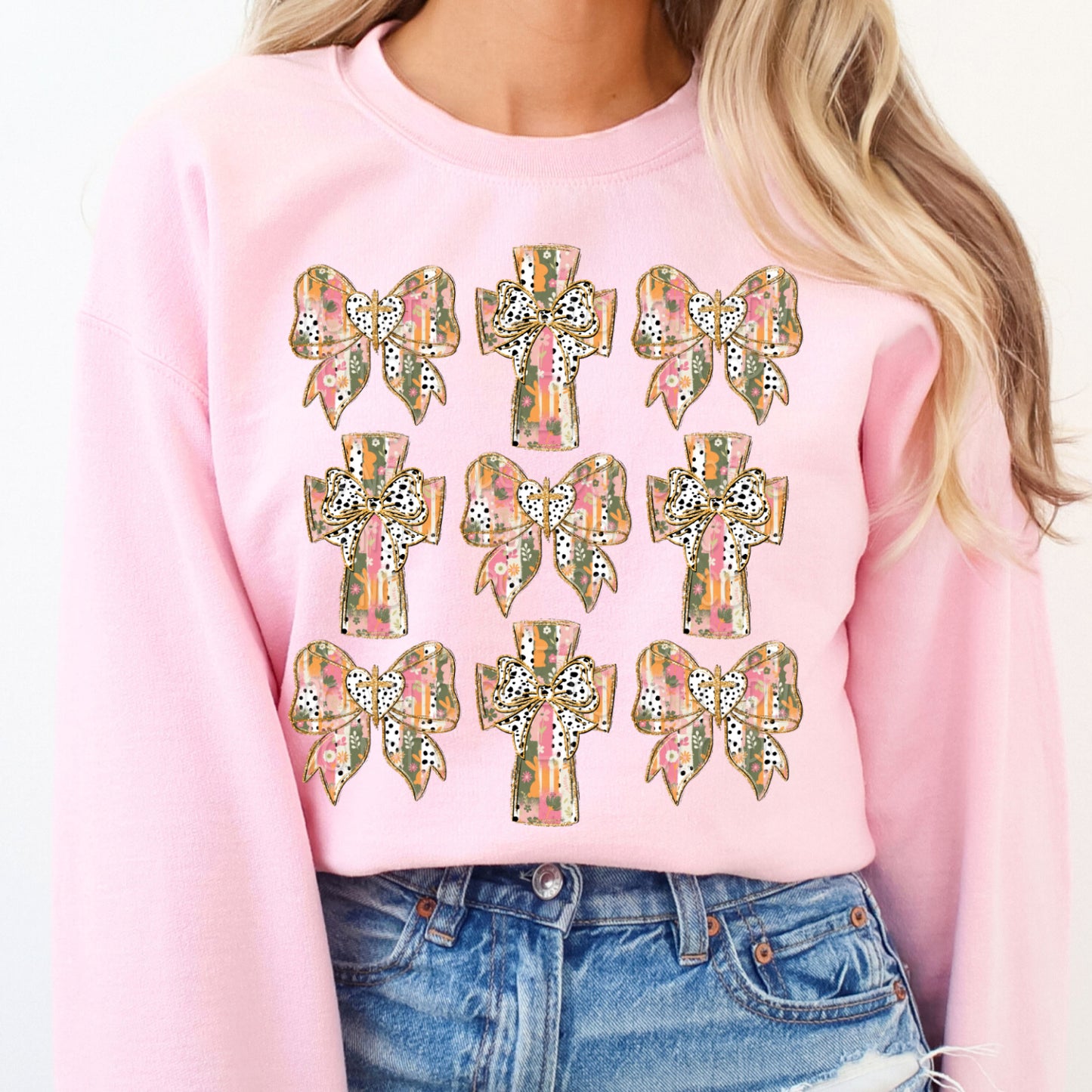 Easter Cross Grid 1 - Digital PNG Design