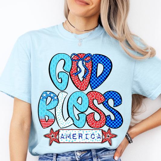 God Bless America 1 - 2026 Digital PNG Design