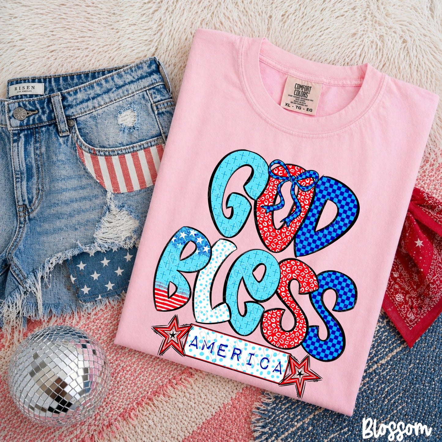 God Bless America 1 - 2026 Digital PNG Design