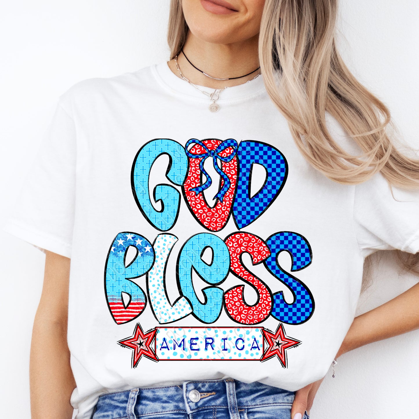 God Bless America 1 - 2026 Digital PNG Design