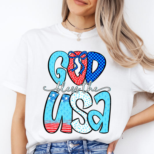God Bless The USA 1 - 2026 Digital PNG Design