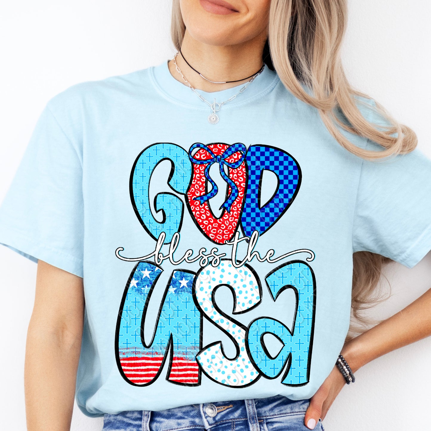 God Bless The USA 1 - 2026 Digital PNG Design