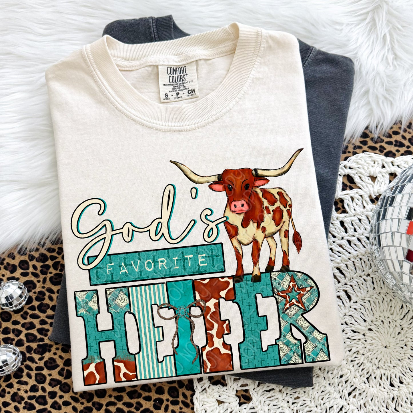 God's Favorite Heifer 1 - 2026 Digital PNG Design