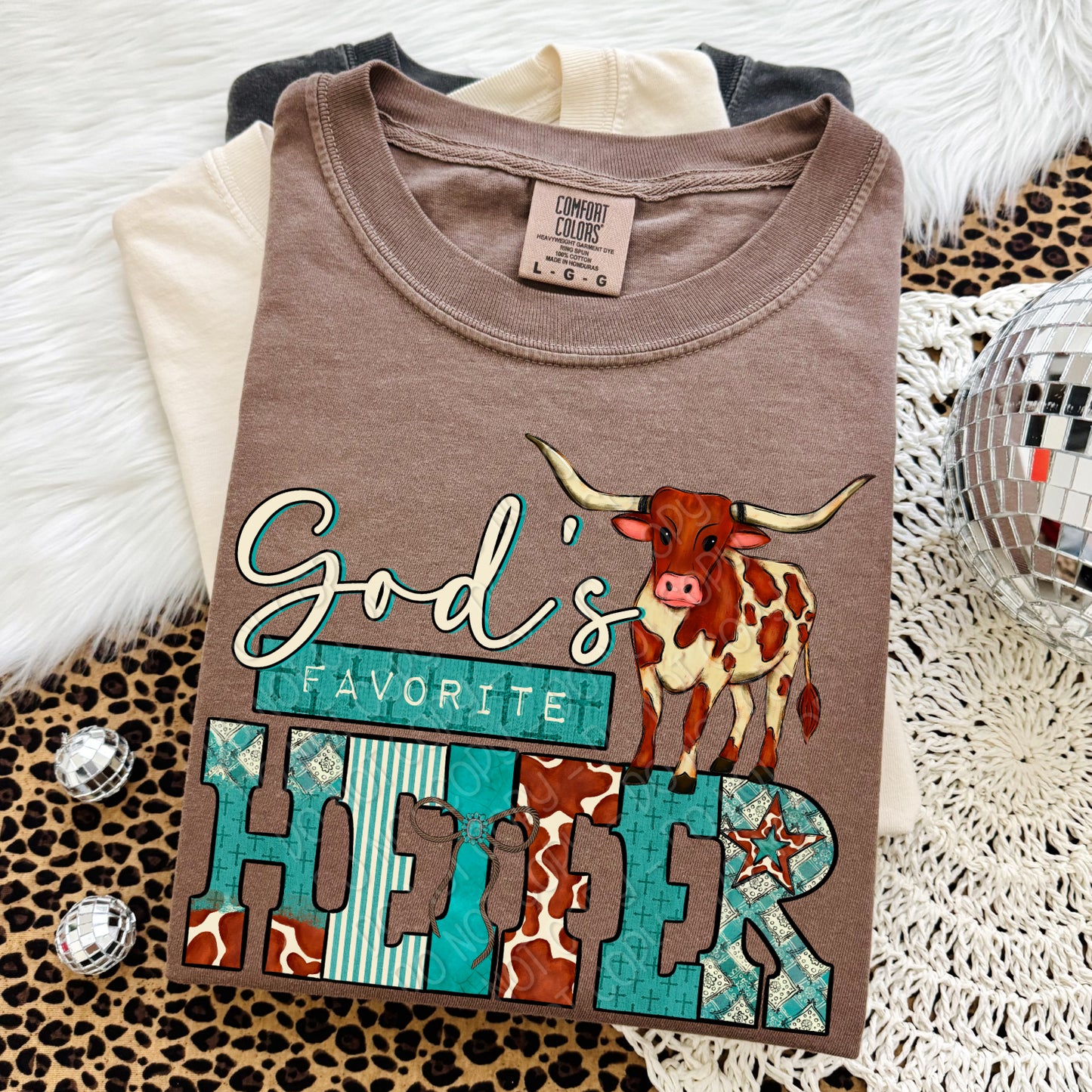 God's Favorite Heifer 1 - 2026 Digital PNG Design