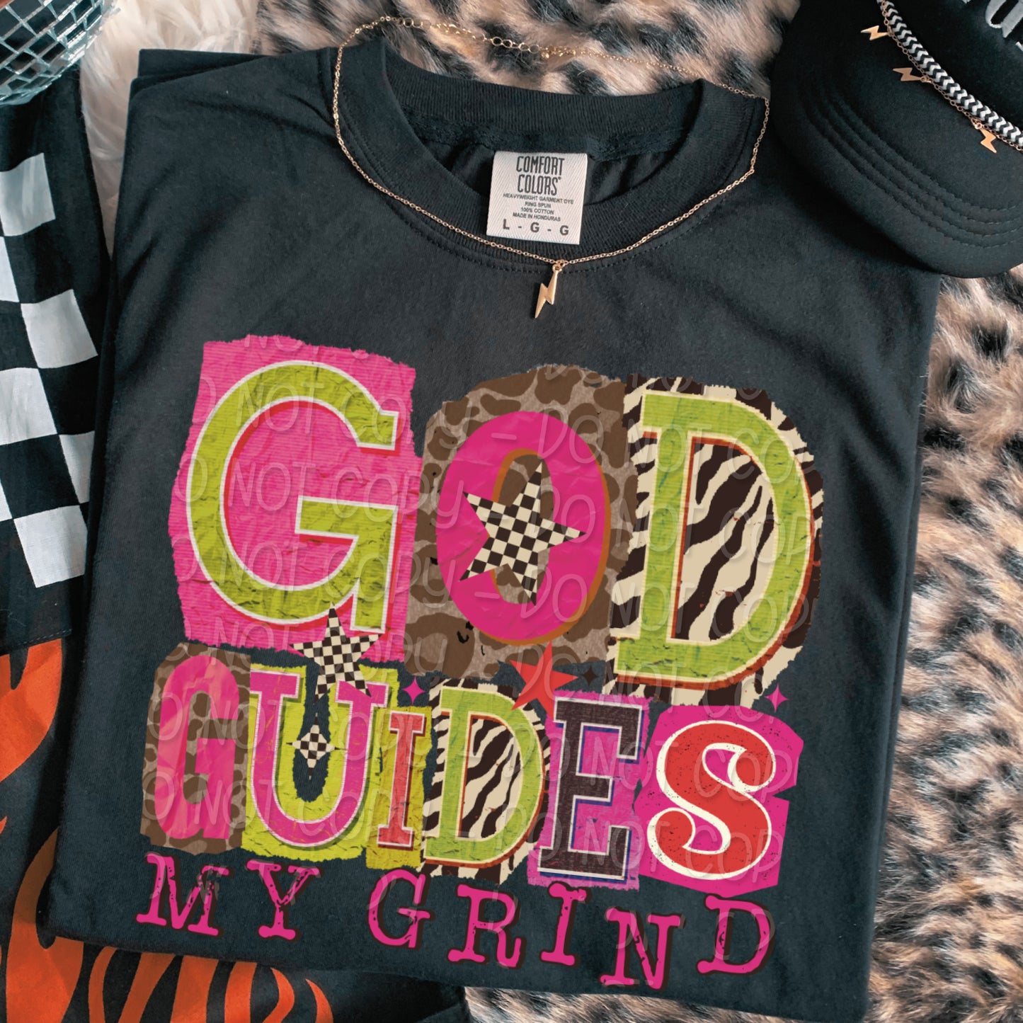 God Guides My Grind 1 - 2025 Digital PNG Design