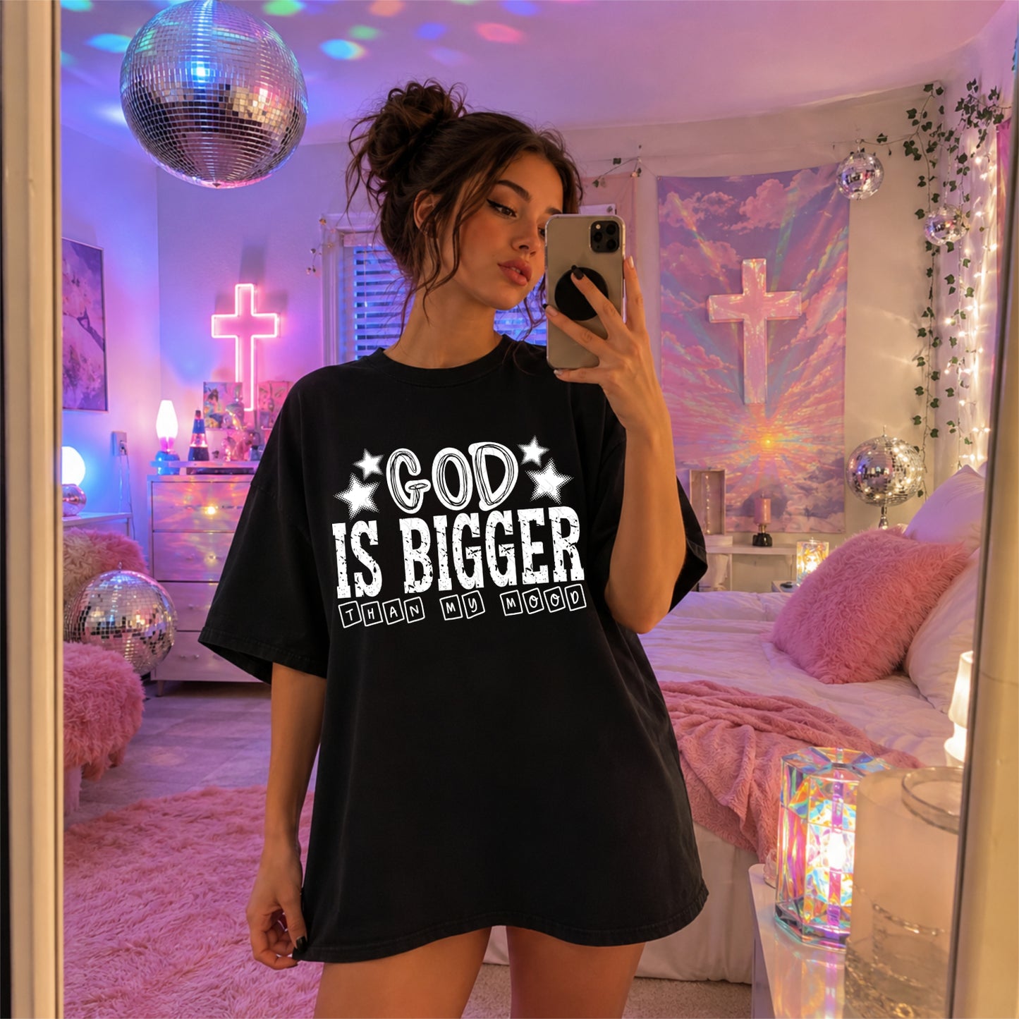 God Is Bigger Than My Mood 1 - 2026 Digital PNG Design
