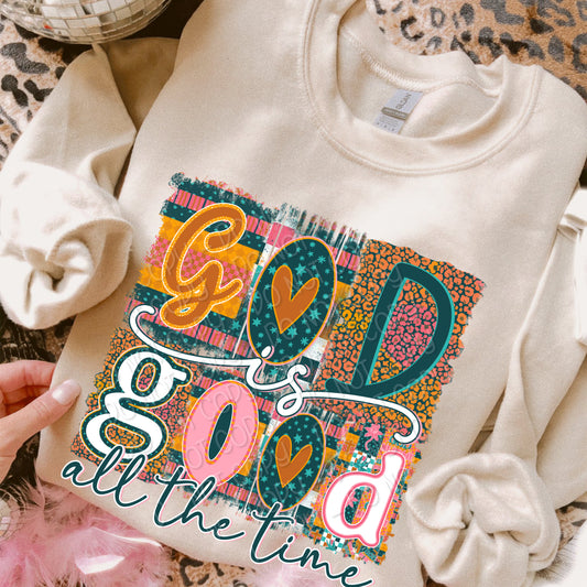 God Is Good All The Time 1 - 2026 Digital PNG Design