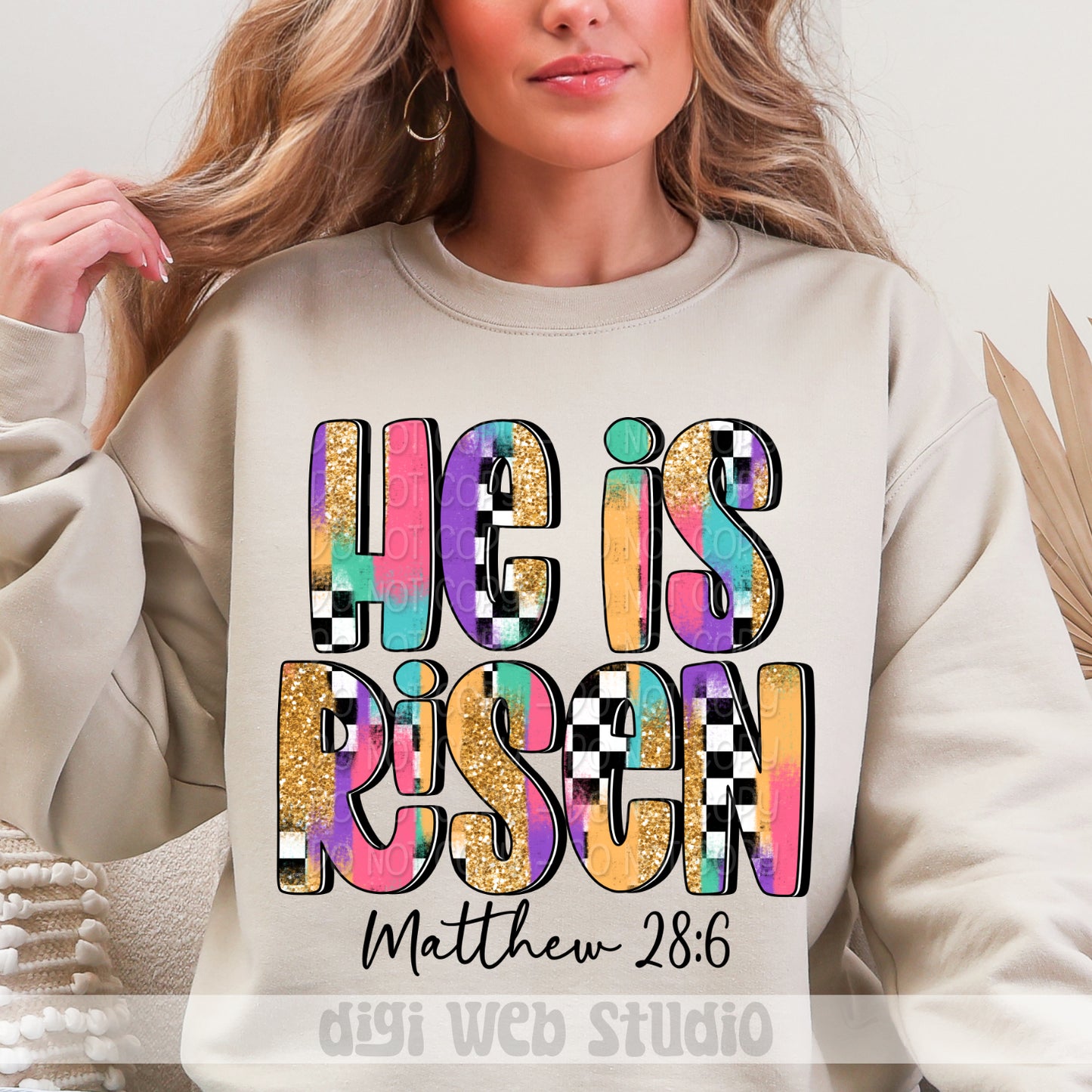 He Is Risen 1 - 2025 Digital PNG Design