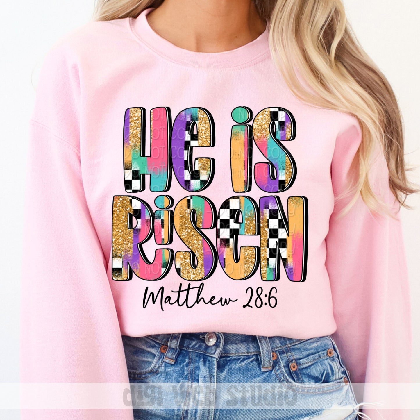 He Is Risen 1 - 2025 Digital PNG Design