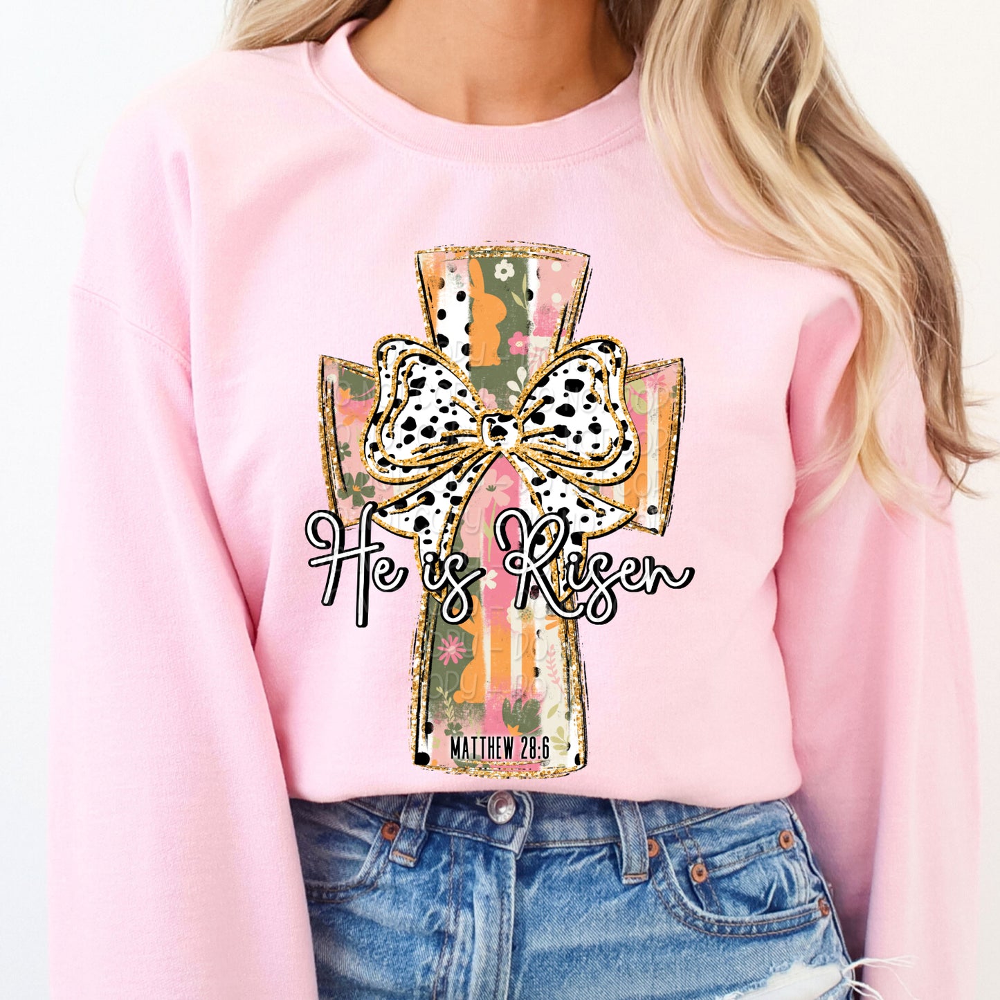 He Is Risen Cross 1 - Digital PNG Design