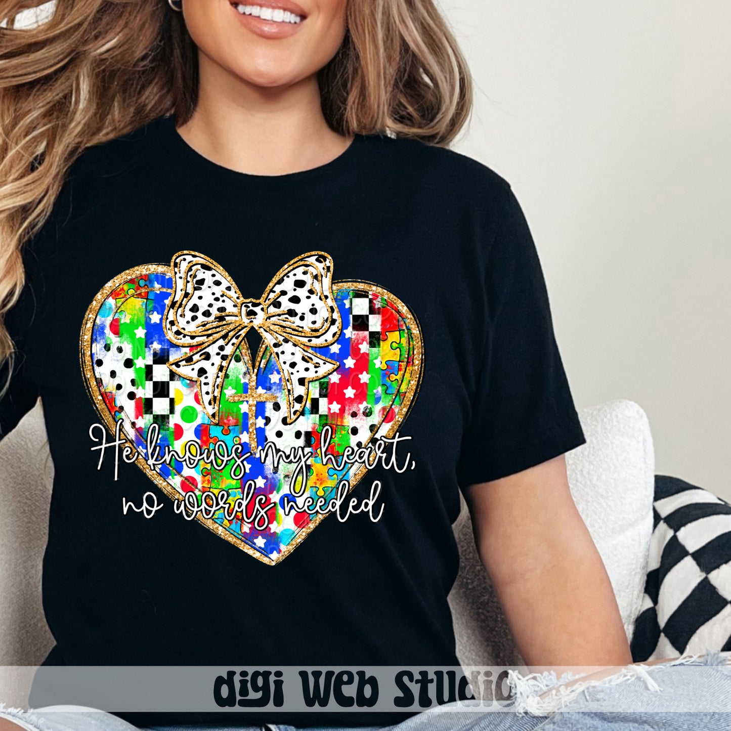 He Knows My Heart No Words Needed 1 - 2025 Digital PNG Design