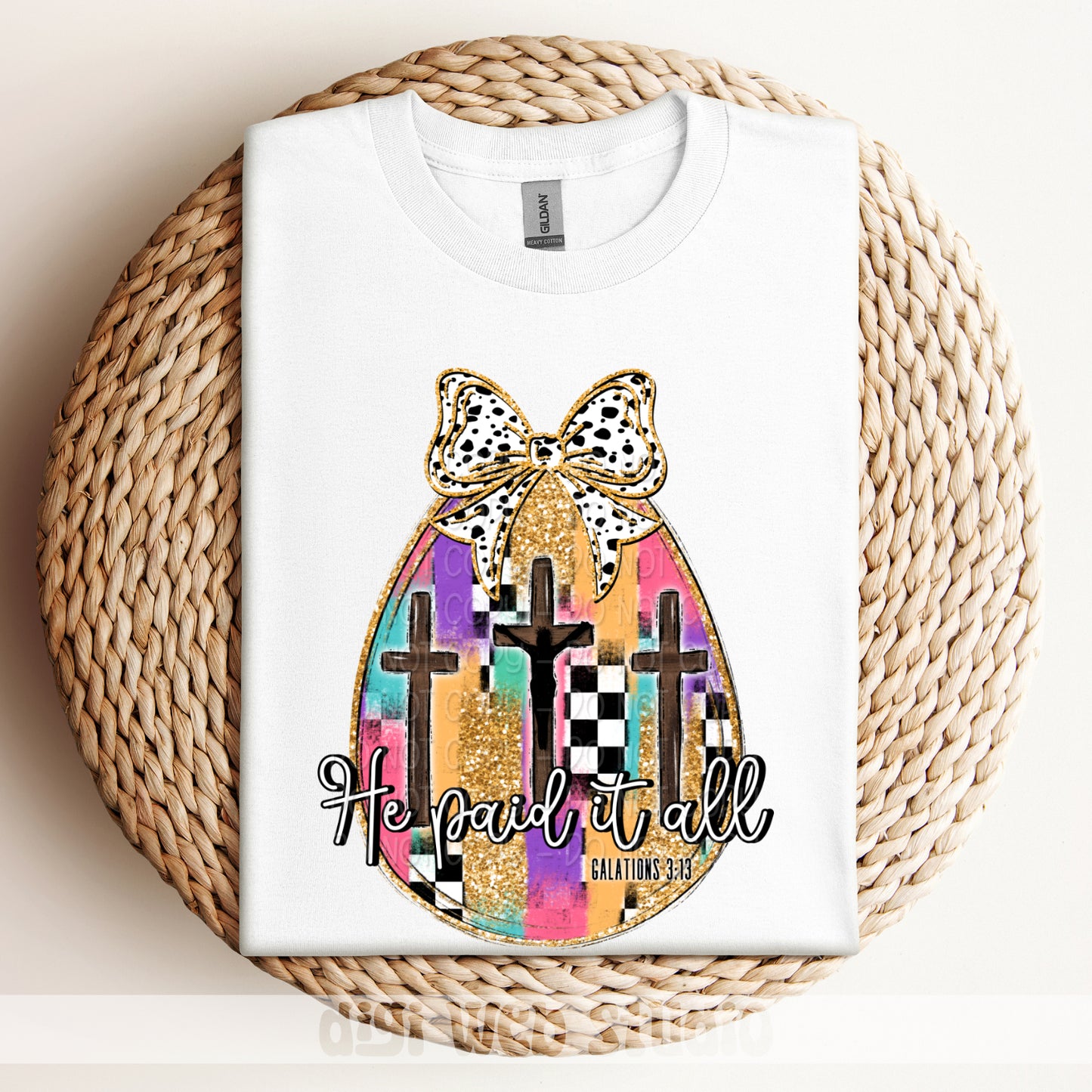 He Paid It All Easter Egg 1 - 2025 Digital PNG Design