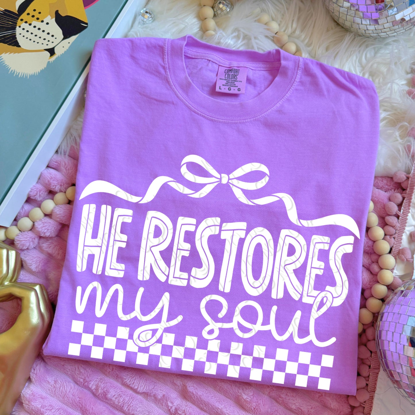 He Restores My Soul 1 - 2026 Digital PNG Design
