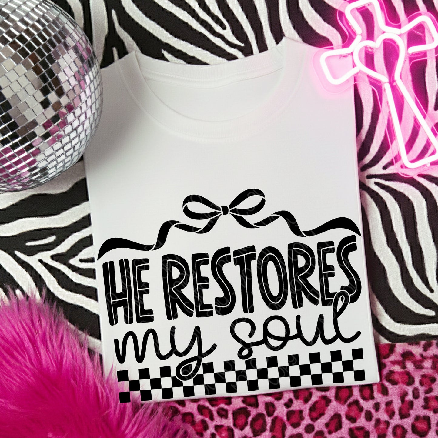 He Restores My Soul 1 - 2026 Digital PNG Design