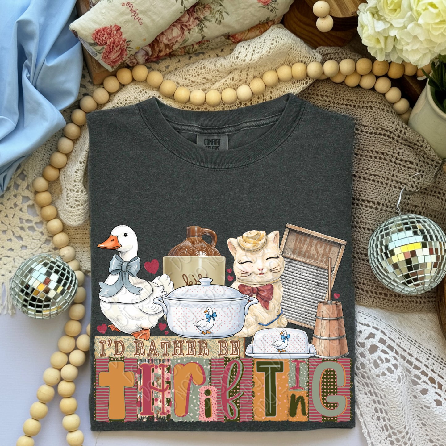 I'd Rather Be Thrifting 1 - 2026 Digital PNG Design