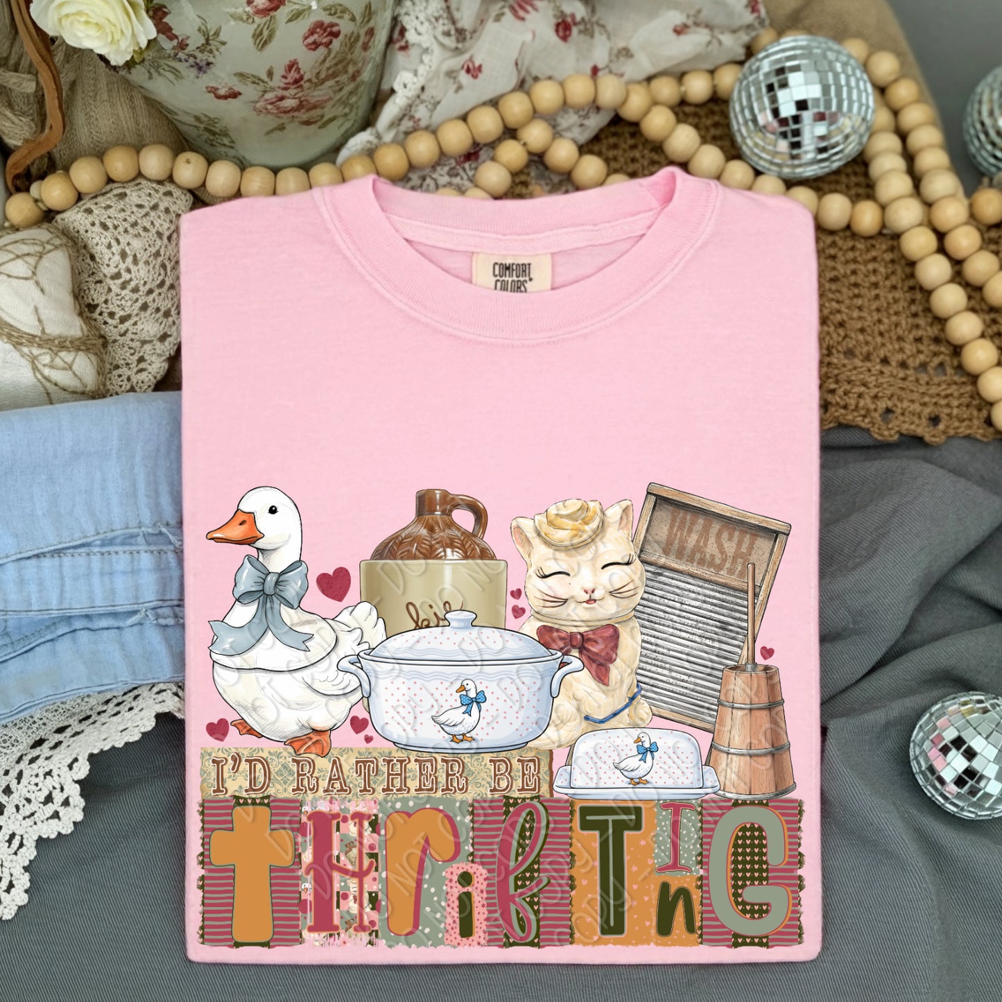 I'd Rather Be Thrifting 1 - 2026 Digital PNG Design