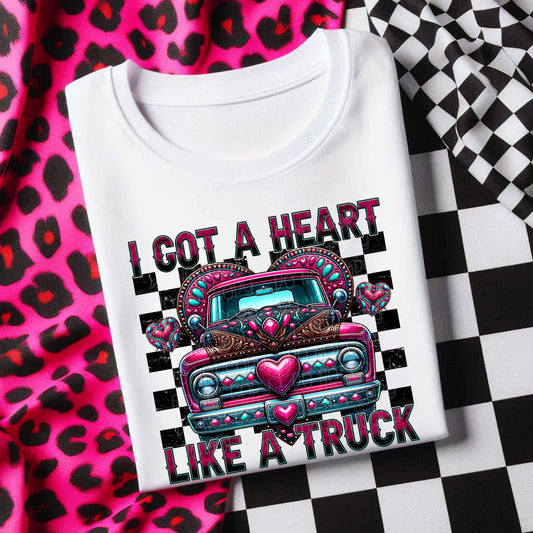 I Got A Heart Like A Truck 1 - Digital Design PNG