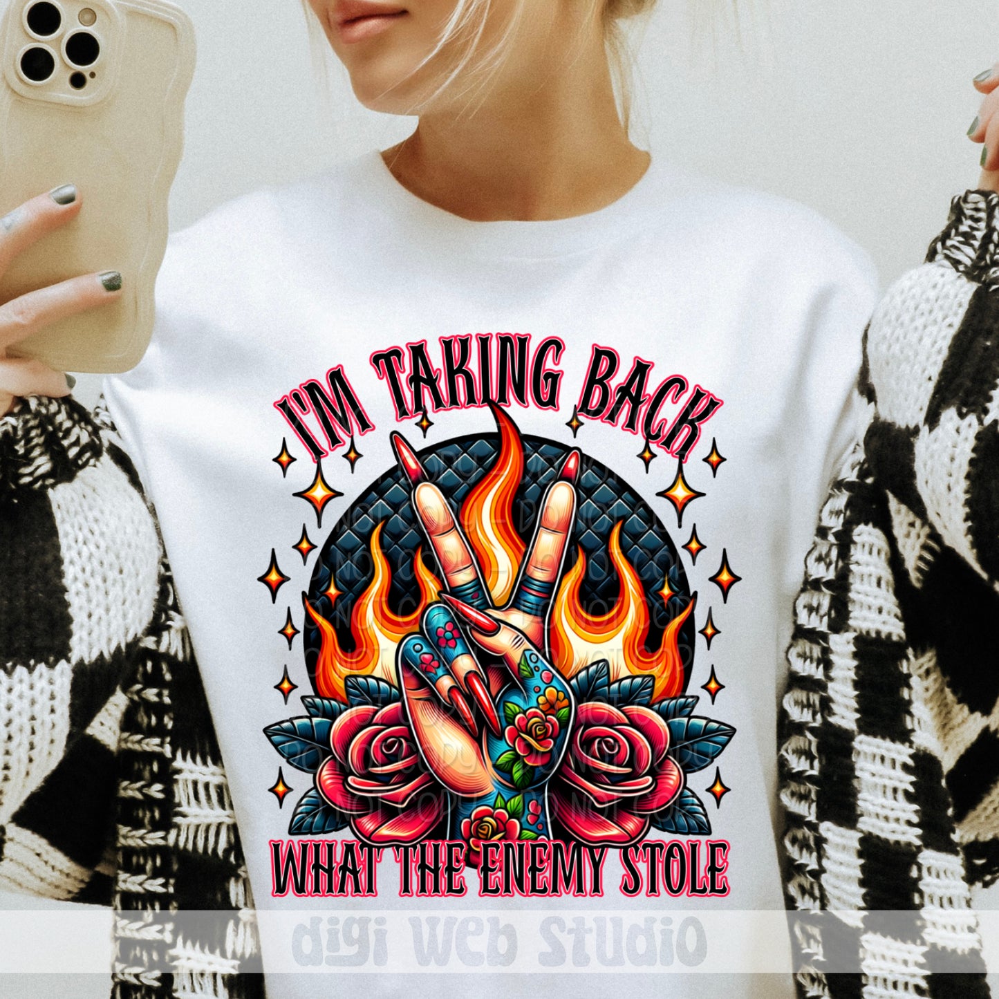 I'm Taking Back What The Enemy Stole 1 - 2025 Digital PNG Design