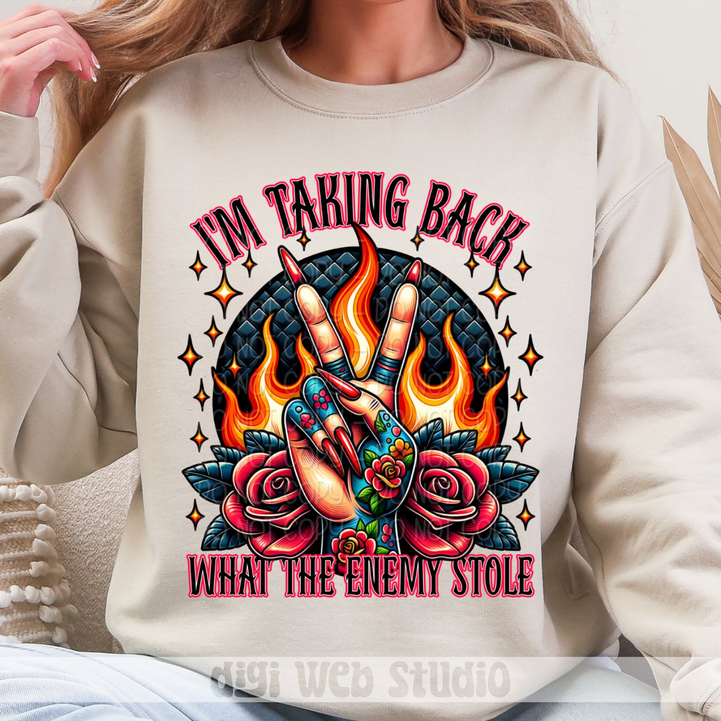 I'm Taking Back What The Enemy Stole 1 - 2025 Digital PNG Design
