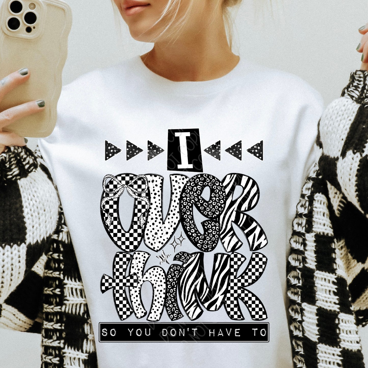 I Overthink So You Don't Have To 1 - 2026 Digital PNG Design