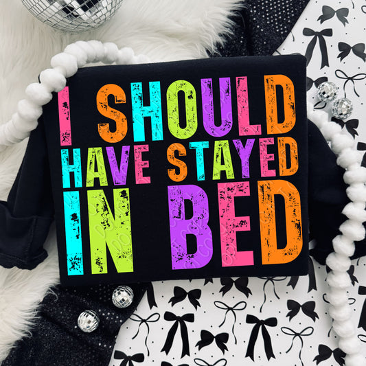 I Should Have Stayed In Bed 1 - 2026 Digital PNG Design