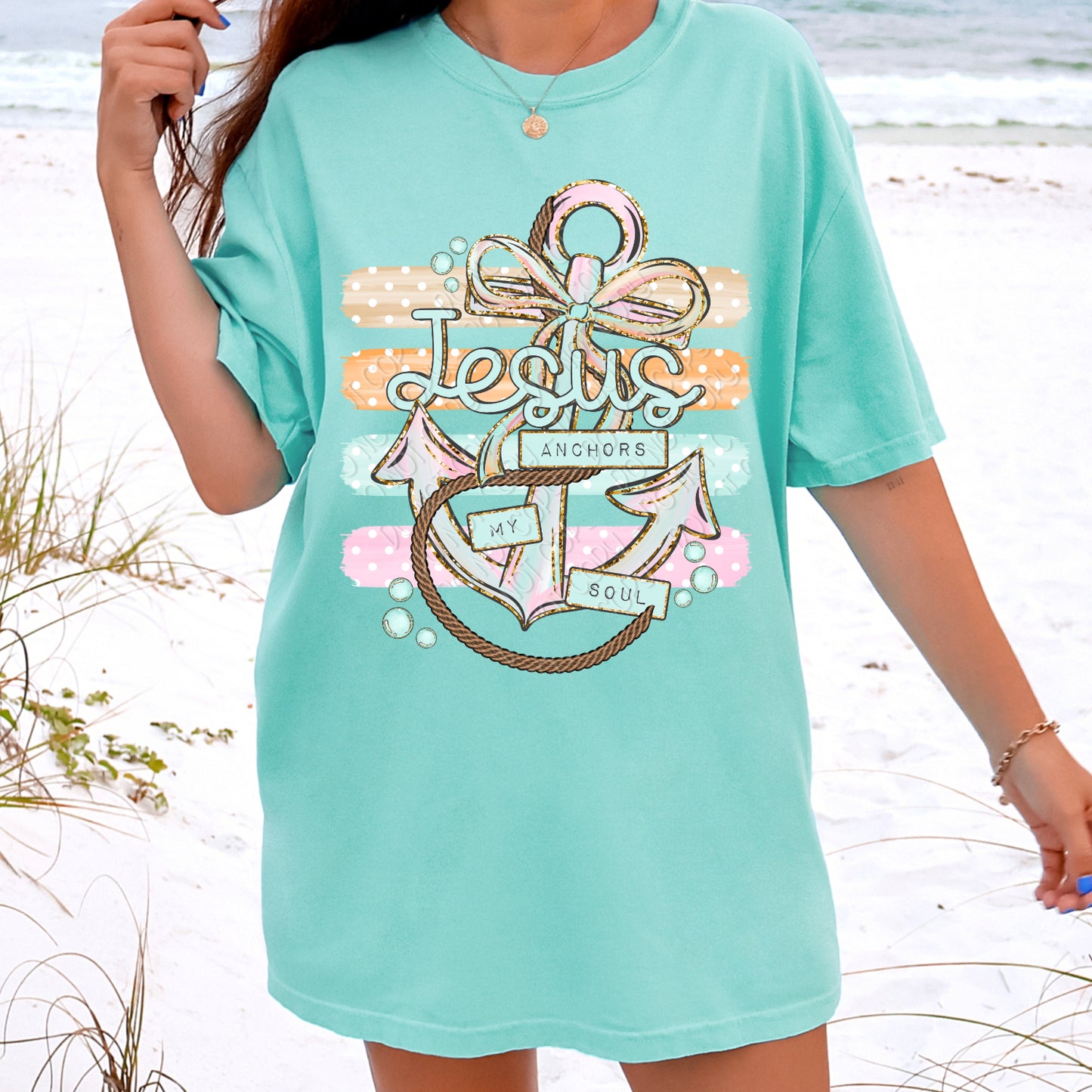 Jesus Anchors My Soul 1 - 2026 Digital PNG Design