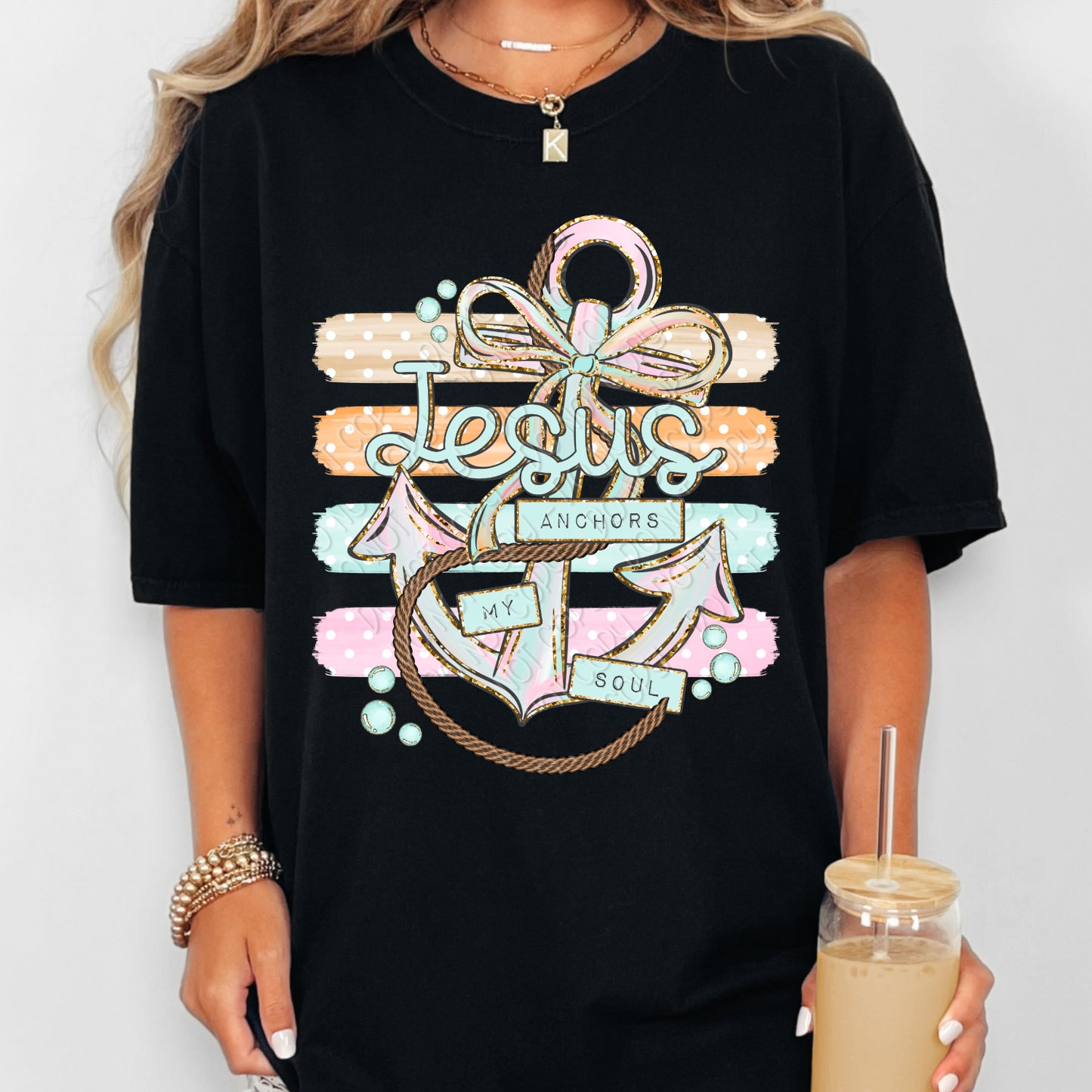 Jesus Anchors My Soul 1 - 2026 Digital PNG Design