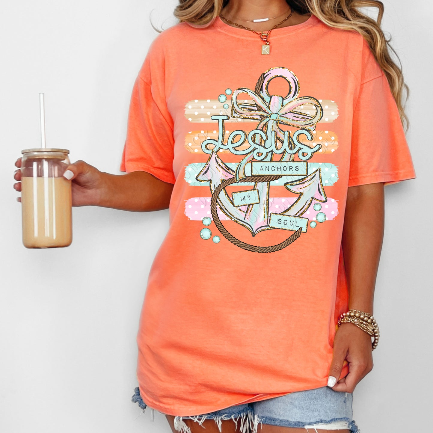 Jesus Anchors My Soul 1 - 2026 Digital PNG Design