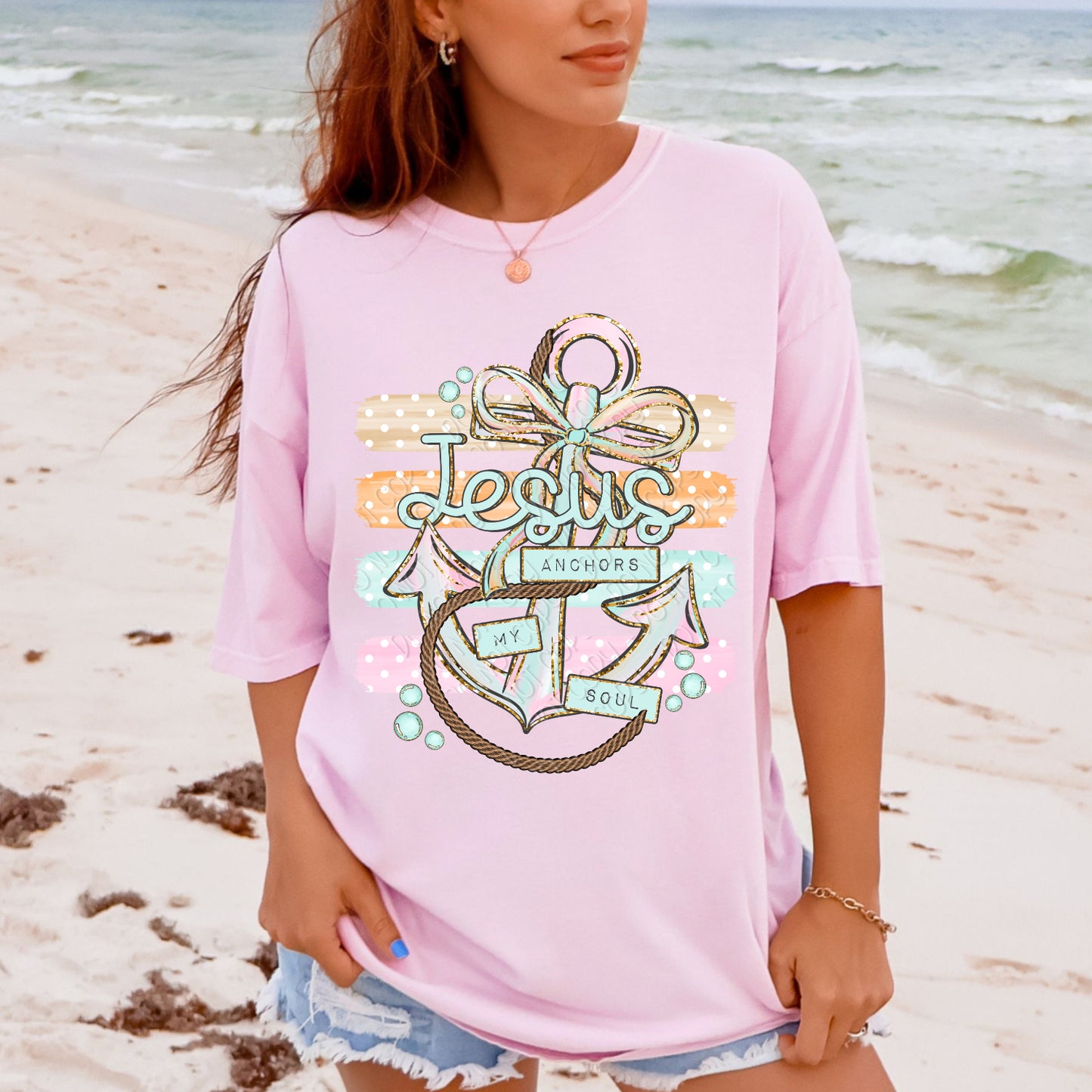 Jesus Anchors My Soul 1 - 2026 Digital PNG Design