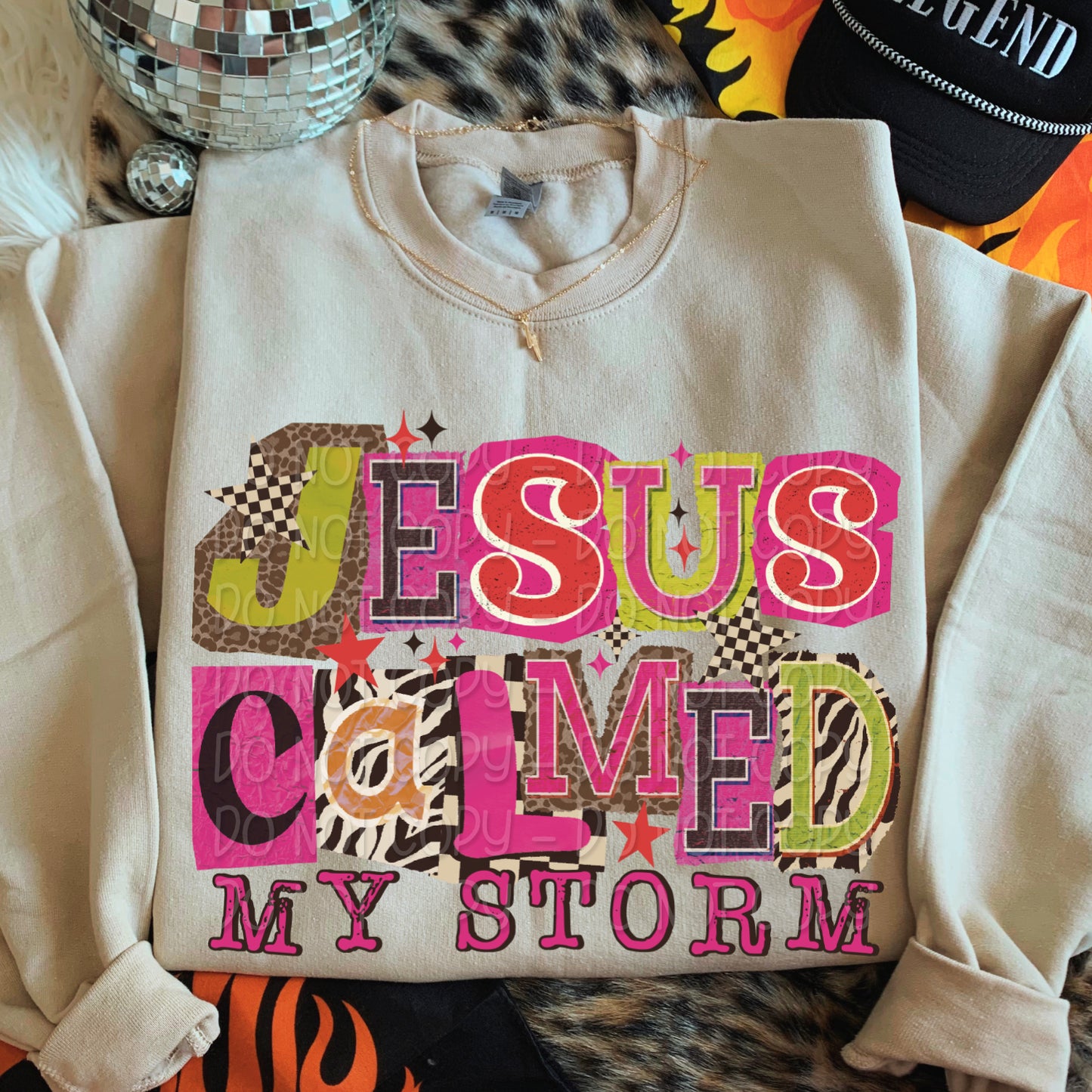Jesus Calmed My Storm 1 - 2025 Digital PNG Design
