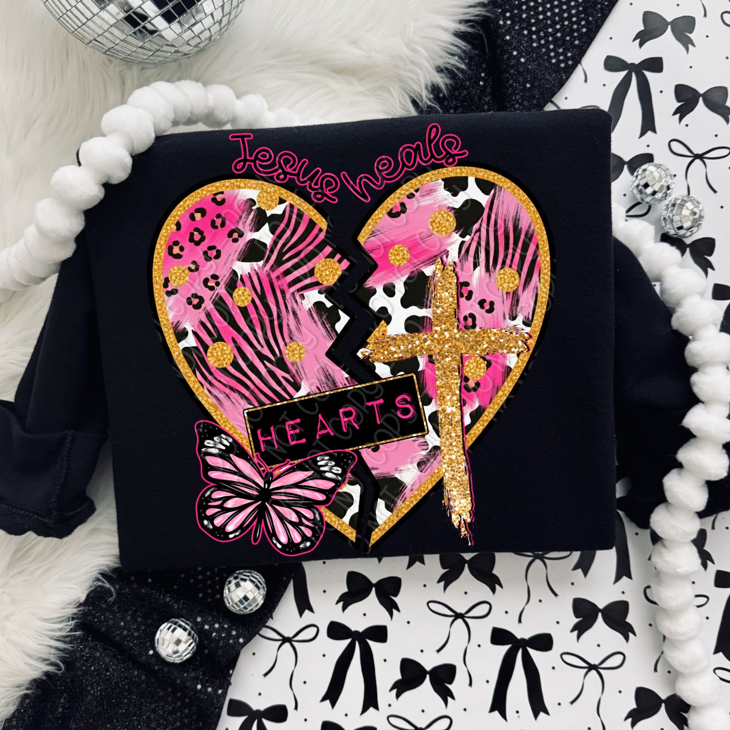 Jesus Heals Hearts 1 - 2026 Digital PNG Design