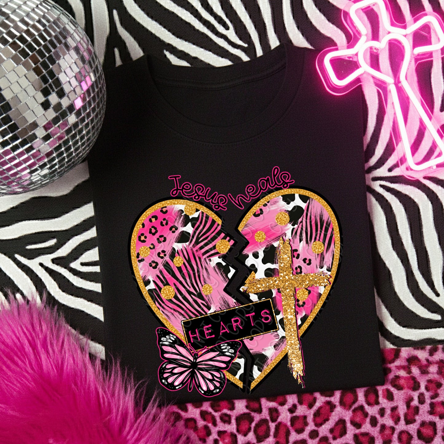 Jesus Heals Hearts 1 - 2026 Digital PNG Design